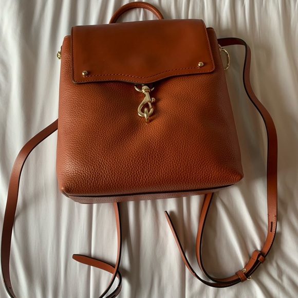 Rebecca Minkoff Handbags - Rebecca Minkoff Brown Leather Backpack Purse